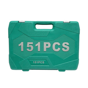 Set di chiavi combinate, a bussola, aperte, torx, esagonali, a cricchetto, 151 pezzi Breckner Germany