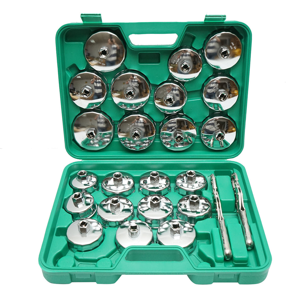 Set di chiavi per filtri dell'olio, 24 pezzi, Breckner Germany