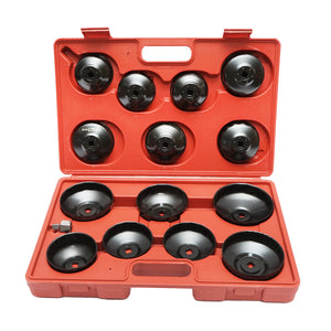 Set di chiavi per filtri olio, 15 pezzi Breckner Germany