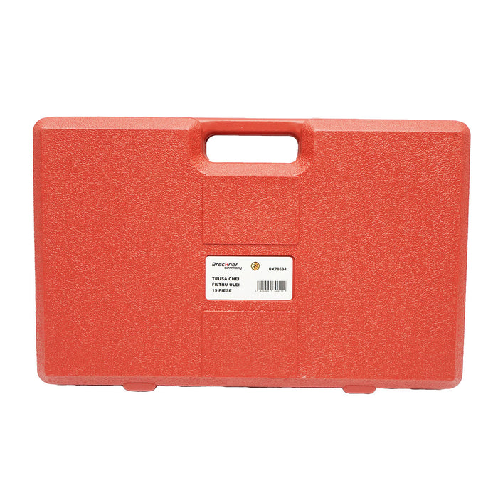 Set di chiavi per filtri olio, 15 pezzi Breckner Germany