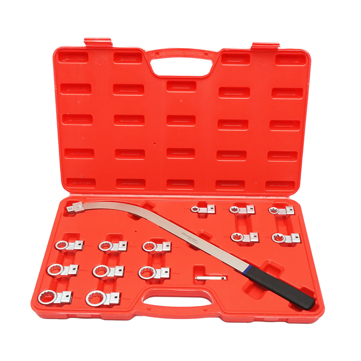 Set di chiavi per tendere rulli tendicinghia e cinghie di distribuzione, 14 pezzi, Breckner Germany