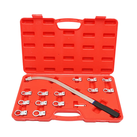 Set di chiavi per tendere rulli tendicinghia e cinghie di distribuzione, 14 pezzi, Breckner Germany