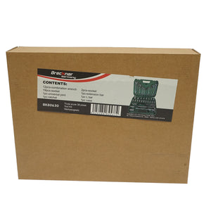 Set di chiavi tubolari 8-32mm e chiavi fisse combinate 8-19mm, con cricchetto, 38 pezzi, Breckner Germany