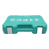 Set di chiavi tubolari 8-32mm e chiavi fisse combinate 8-24mm, con cricchetto e 41 pezzi, Breckner Germany