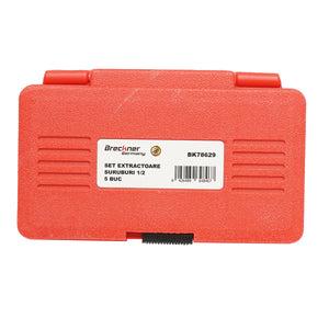 Set di chiavi tubolari estrattori per viti, 1/2", 5 pezzi Breckner Germany
