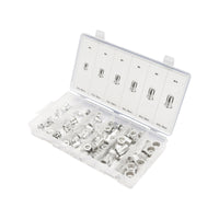 Set di dadi ribattini con bordo in alluminio, 150 pezzi