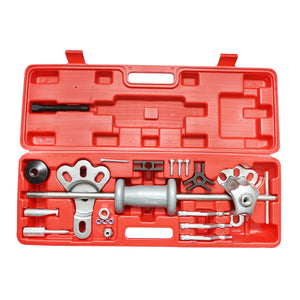 Set di estrattori per mozzi e cuscinetti con martello scorrevole, 18 pezzi Breckner Germany