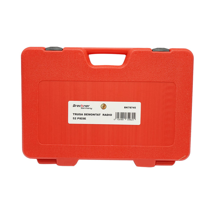 Set di estrattori per rimuovere radio/navigazione auto 52 pezzi Breckner Germany