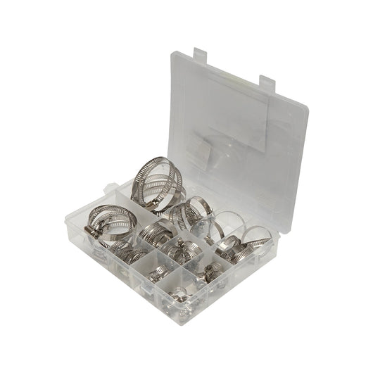 Set di fascette in acciaio inox 50 pezzi Breckner Germany