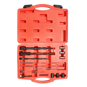 Set di frese per pulizia sedi iniettori 21 pezzi Breckner Germany