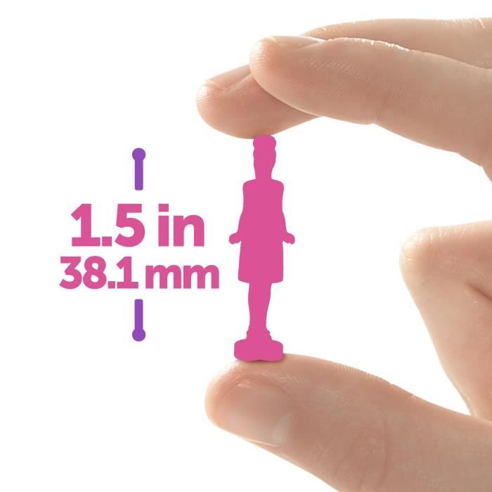 BARBIE Mini-BarbieLand Fashionistas Doll - Bambola da 1,5" - Barbie - JCP97