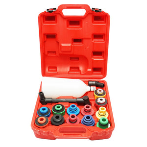 Set di imbuto e adattatori speciali per cambio olio, 15 pezzi Breckner Germany