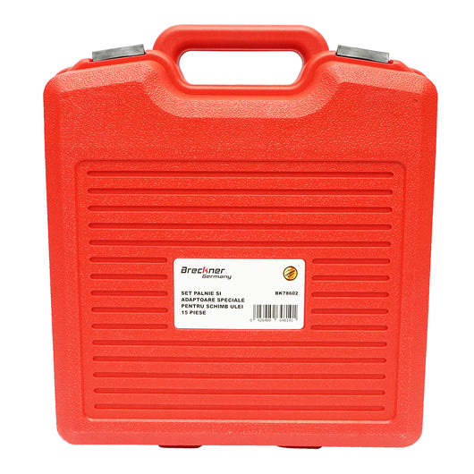Set di imbuto e adattatori speciali per cambio olio, 15 pezzi Breckner Germany