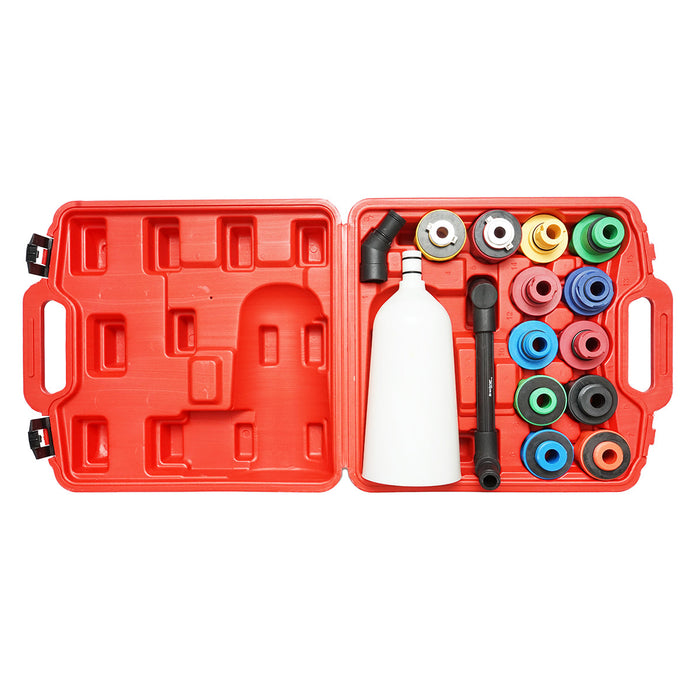 Set di imbuto e adattatori speciali per cambio olio, 15 pezzi Breckner Germany