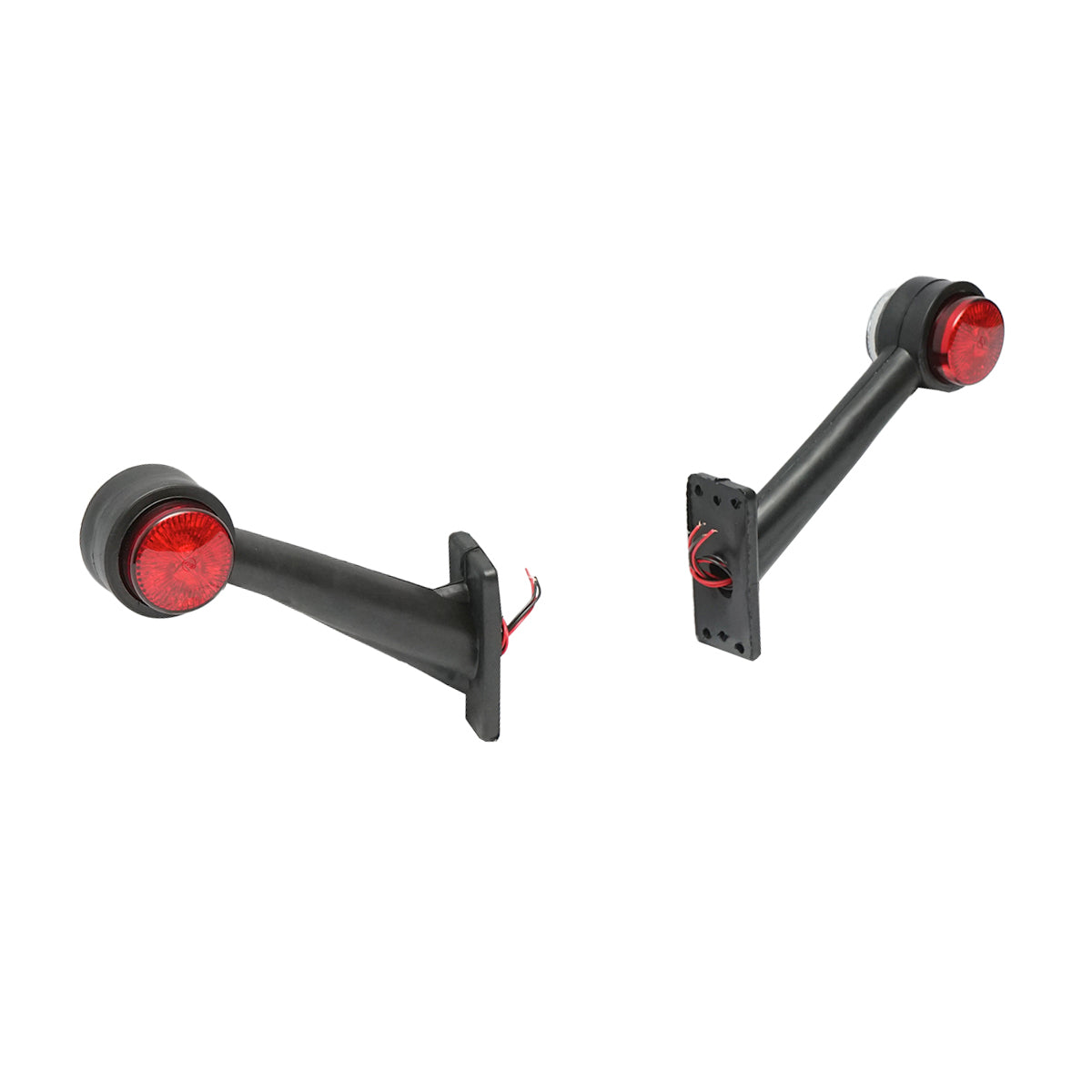 Set di lampade laterali  con LED, 12-24V, rosso-bianco, Breckner Germany