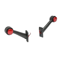 Set di lampade laterali  con LED, 12-24V, rosso-bianco, Breckner Germany