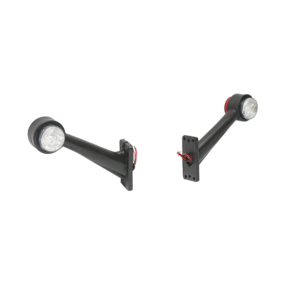 Set di lampade laterali  con LED, 12-24V, rosso-bianco, Breckner Germany