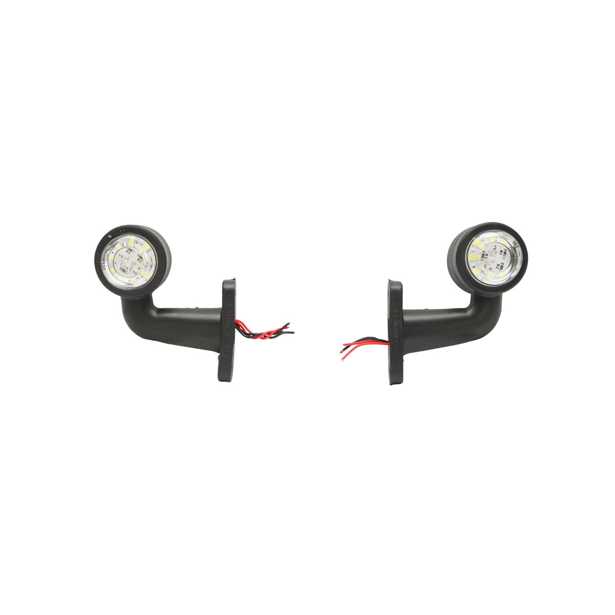 Set di lampade laterali  con LED, 12-24V, rosso-bianco, Breckner Germany, modello FR0103