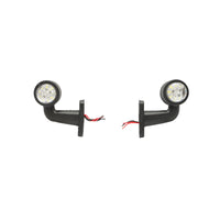 Set di lampade laterali  con LED, 12-24V, rosso-bianco, Breckner Germany, modello FR0103