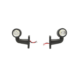 Set di lampade laterali  con LED, 12-24V, rosso-bianco, Breckner Germany, modello FR0103
