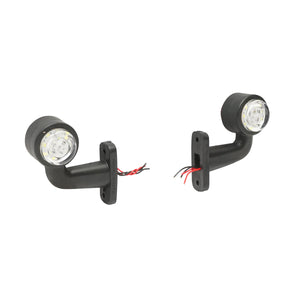 Set di lampade laterali  con LED, 12-24V, rosso-bianco, Breckner Germany, modello FR0103