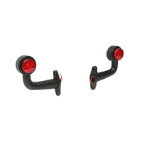 Set di lampade laterali  con LED, 12-24V, rosso-bianco, Breckner Germany, modello FR0115