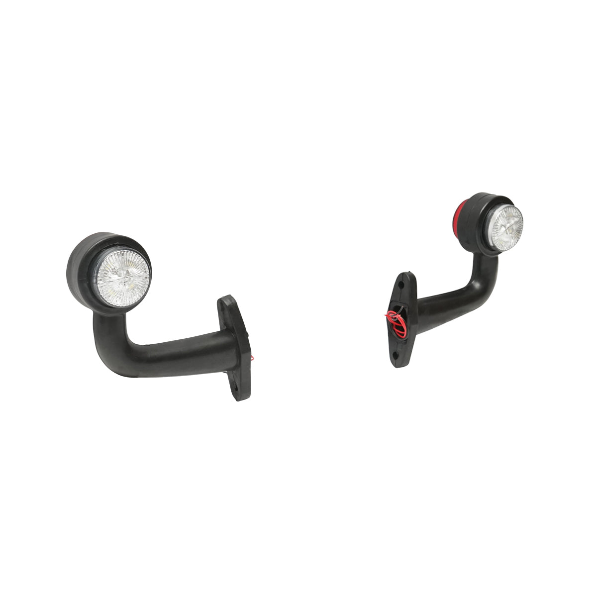 Set di lampade laterali  con LED, 12-24V, rosso-bianco, Breckner Germany, modello FR0115