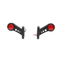 Set di lampade laterali  con LED, 12-24V, rosso-bianco, PVC elastico, Breckner Germany