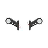 Set di lampade laterali  con LED, 12-24V, rosso-bianco, PVC elastico, Breckner Germany