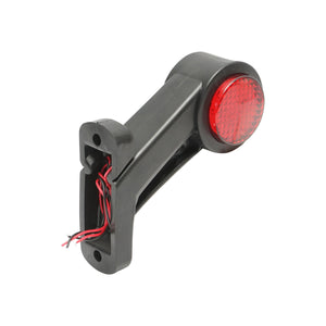 Set di lampade laterali  con LED, 12-24V, rosso-bianco, PVC elastico, Breckner Germany