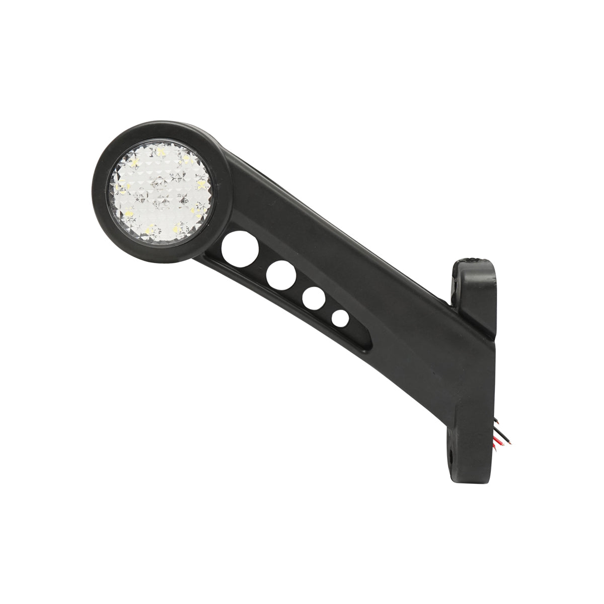 Set di lampade laterali  con LED, 12-24V, rosso-bianco, PVC elastico, Breckner Germany