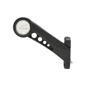 Set di lampade laterali  con LED, 12-24V, rosso-bianco, PVC elastico, Breckner Germany