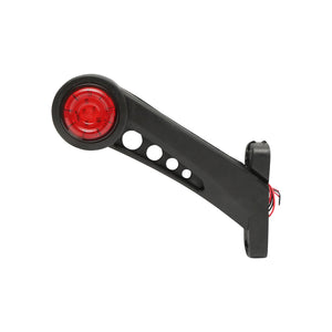 Set di lampade laterali  con LED, 12-24V, rosso-bianco, PVC elastico, Breckner Germany.