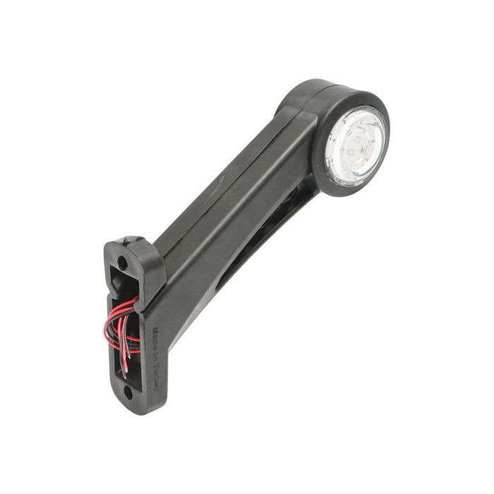 Set di lampade laterali  con LED, 12-24V, rosso-bianco, PVC elastico, Breckner Germany.