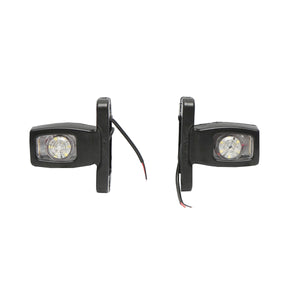 Set di lampade laterali  con LED, 12-24V, rosso-bianco-giallo, Breckner Germany
