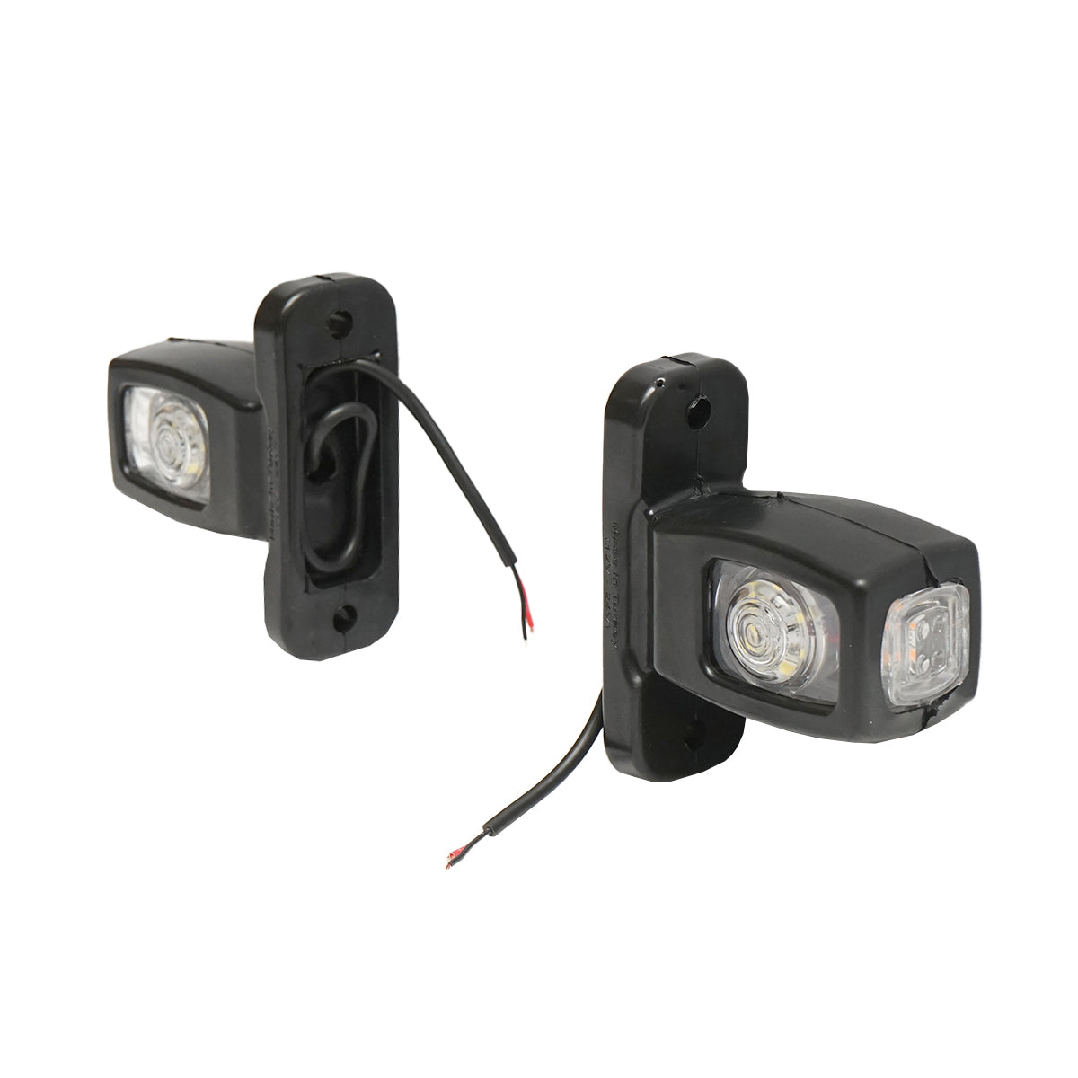 Set di lampade laterali  con LED, 12-24V, rosso-bianco-giallo, Breckner Germany