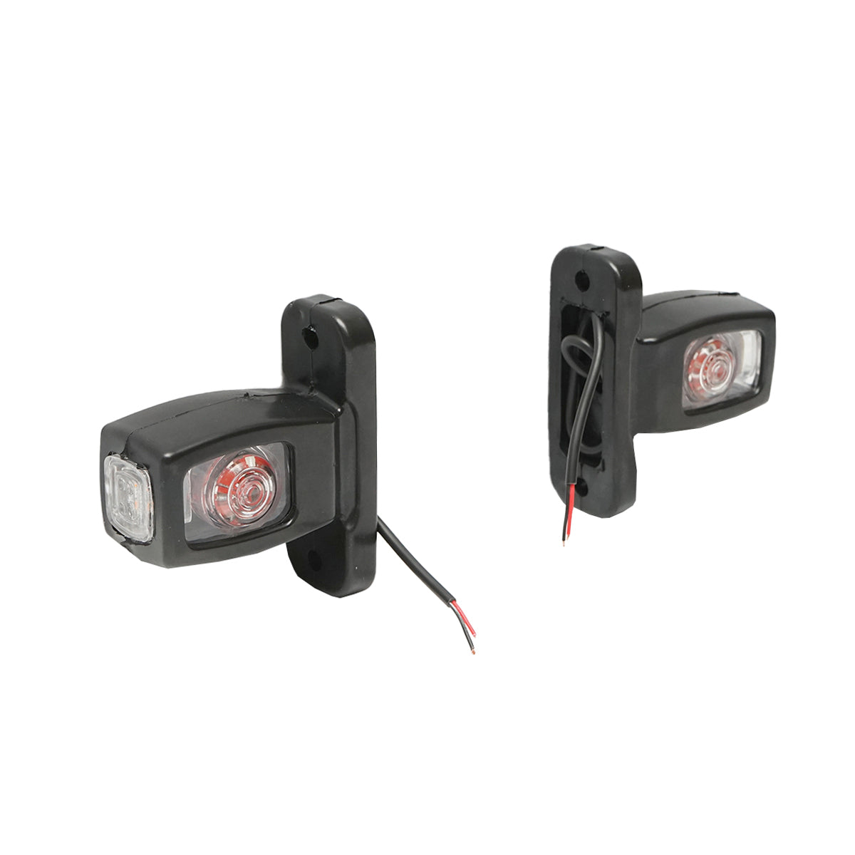 Set di lampade laterali  con LED, 12-24V, rosso-bianco-giallo, Breckner Germany