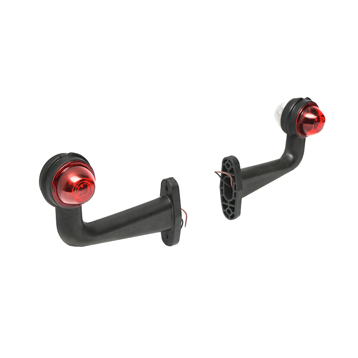 Set di lampade laterali  con LED, 24V, rosso-bianco, PVC dur