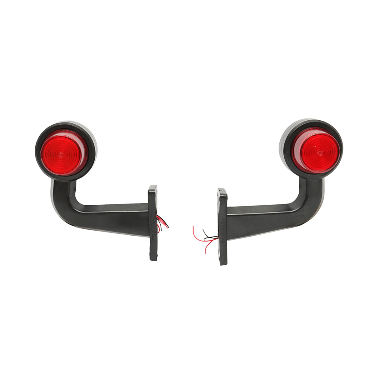 Set di lampade laterali  con LED-NEON, 12-24V, rosso-bianco, Breckner Germany, modello FR0148R/W