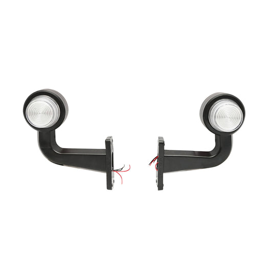 Set di lampade laterali  con LED-NEON, 12-24V, rosso-bianco, Breckner Germany, modello FR0148R/W