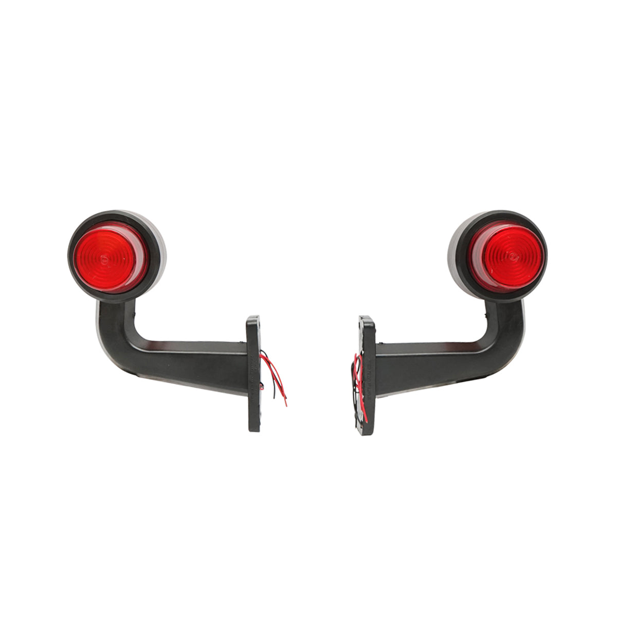 Set di lampade laterali  con LED-neon, 12-24V, rosso-giallo, Breckner Germany, modello FR0148R/Y