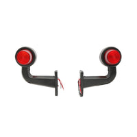 Set di lampade laterali  con LED-neon, 12-24V, rosso-giallo, Breckner Germany, modello FR0148R/Y