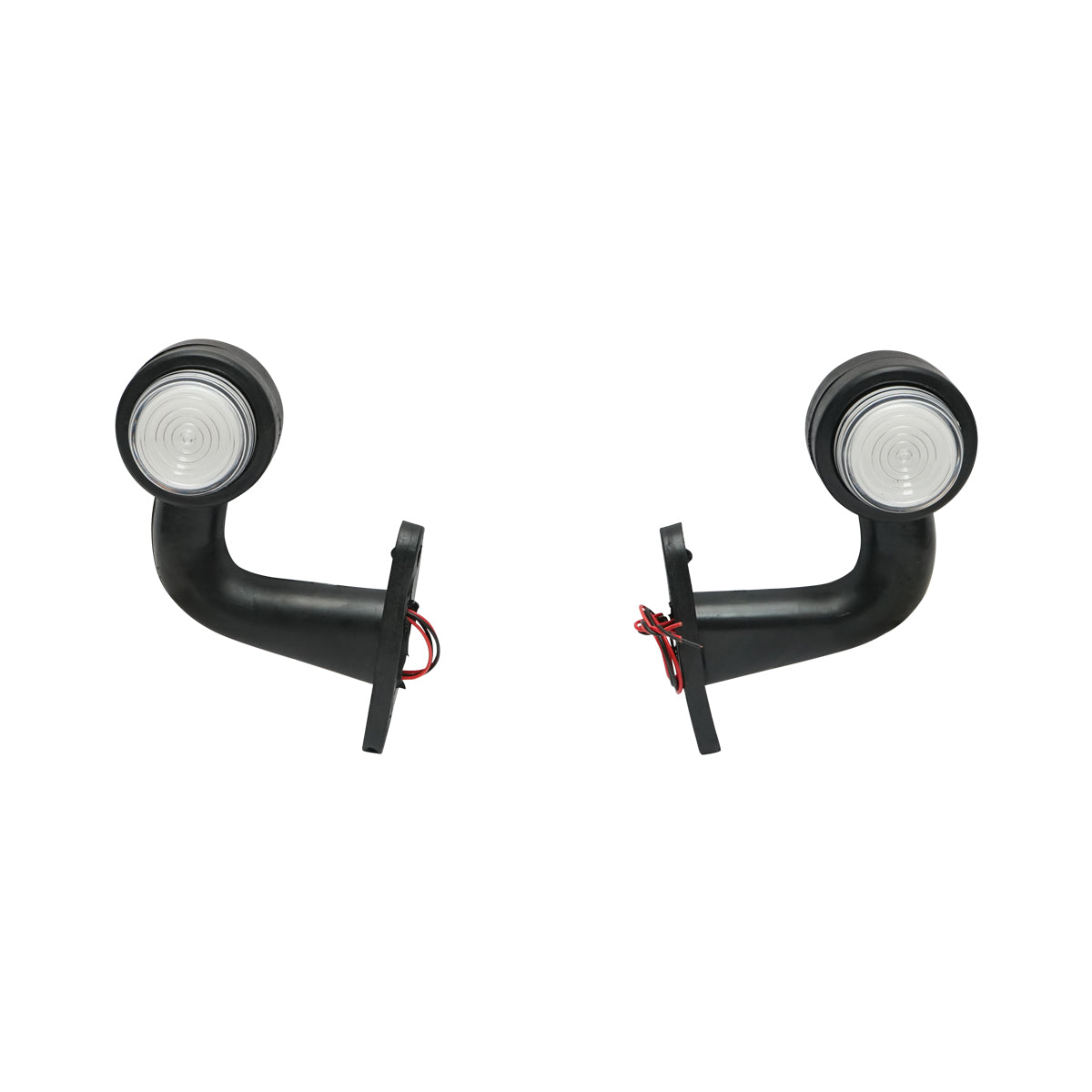 Set di lampade laterali con LED NEON, 12-24V, rosso-bianco, Breckner Germany