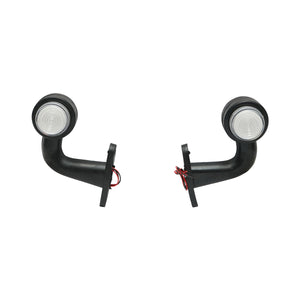 Set di lampade laterali con LED NEON, 12-24V, rosso-bianco, Breckner Germany