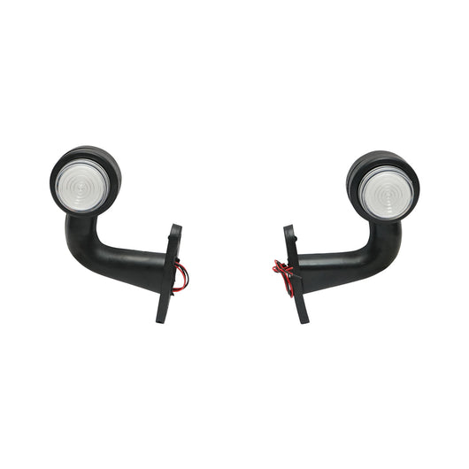 Set di lampade laterali con LED NEON, 12-24V, rosso-bianco, Breckner Germany