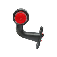 Set di lampade laterali con LED NEON, 12-24V, rosso-bianco, Breckner Germany