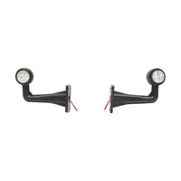 Set di lampade laterali con LED, 12-24V, rosso-bianco, Breckner Germany