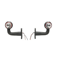 Set di lampade laterali con LED, 12-24V, rosso-bianco, PVC dur