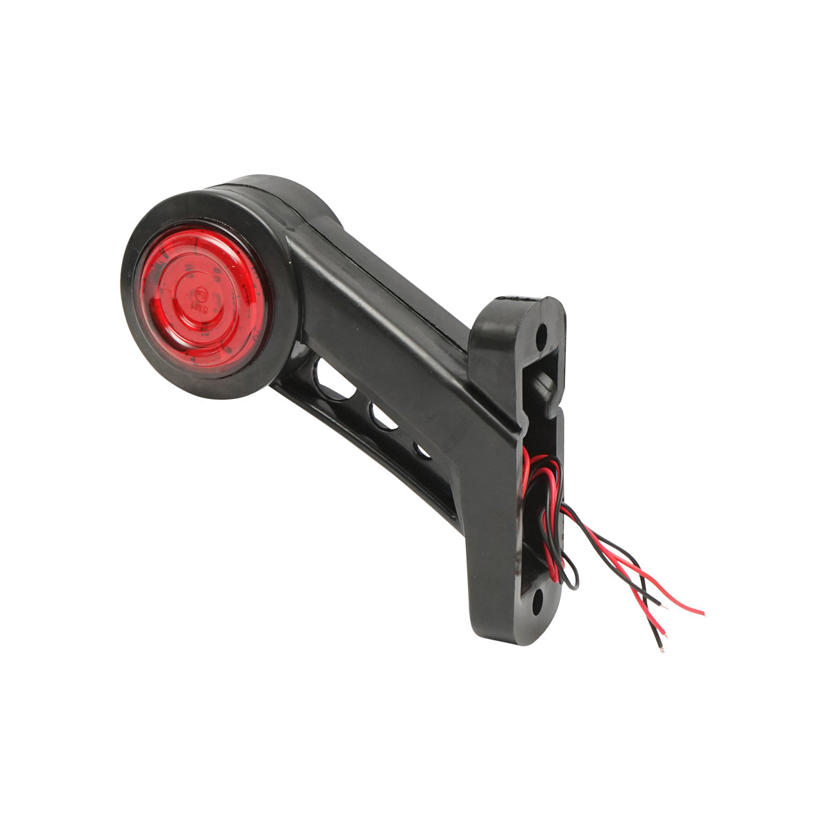 Set di lampade laterali con LED, 12-24V, rosso-bianco, PVC elastico, Breckner Germany