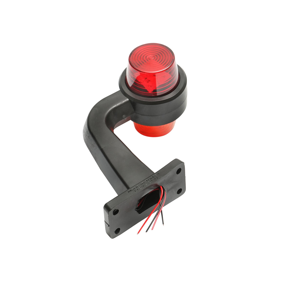 Set di lampade laterali con LED, 12-24V, rosso-giallo, Breckner Germany, modello FR0147R/Y